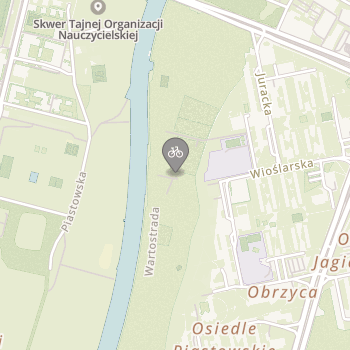 Lama na Rowerze na mapie