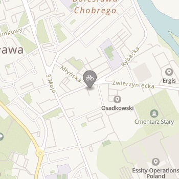 Akumulatory Rowery na mapie